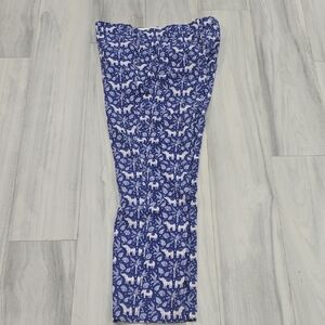 Ralph Lauren Men's Golf Pants in Blue with White Animal Print, Size 36 X 32